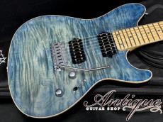 Sugi DS7M EM-EX /H-MAHO2P 2023 Sunny Day Blue w/Matching Head /Laminated Maple FB 3.89kg "Exotic Figured"_4