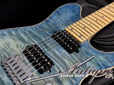 Sugi DS7M EM-EX /H-MAHO2P 2023 Sunny Day Blue w/Matching Head /Laminated Maple FB 3.89kg "Exotic Figured"_7
