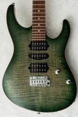 Suhr JE-Line Modern Plus MH -Faded Trans Green Burst- 【深さのあるフレイムメイプルトップ】_3