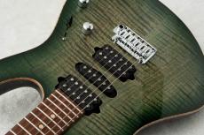 Suhr JE-Line Modern Plus MH -Faded Trans Green Burst- 【深さのあるフレイムメイプルトップ】_5