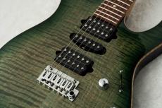 Suhr JE-Line Modern Plus MH -Faded Trans Green Burst- 【深さのあるフレイムメイプルトップ】_6