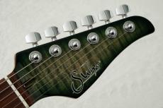 Suhr JE-Line Modern Plus MH -Faded Trans Green Burst- 【深さのあるフレイムメイプルトップ】_8
