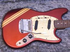 Fender Mustang Competition Red "Matching Head" '69_3