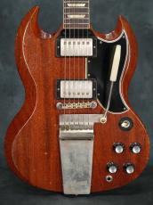 Gibson Custom Shop Murphy Lab 1964 SG Standard With Maestro Vibrola Faded Cherry Heavy Aged