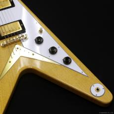 Gibson 1958 Korina Flying V with White Pickguard [Natural]_4