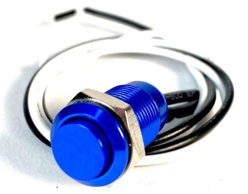 FU-Tone Tesi IDO Super M 10MM Metal Momentary Push Button Guitar Kill Switch Blue/キルスイッチ/全国一律送料無料