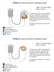 FU-Tone Tesi IDO Super M 10MM Metal Momentary Push Button Guitar Kill Switch Blue/キルスイッチ/全国一律送料無料_2