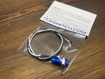 FU-Tone Tesi IDO Super M 10MM Metal Momentary Push Button Guitar Kill Switch Blue/キルスイッチ/全国一律送料無料_6