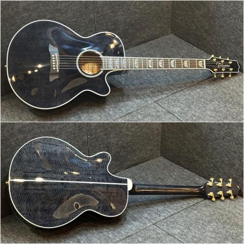 Takamine 【現物動画あり】FPT181AC SBL #62040490 【目の細かいフレイム杢】